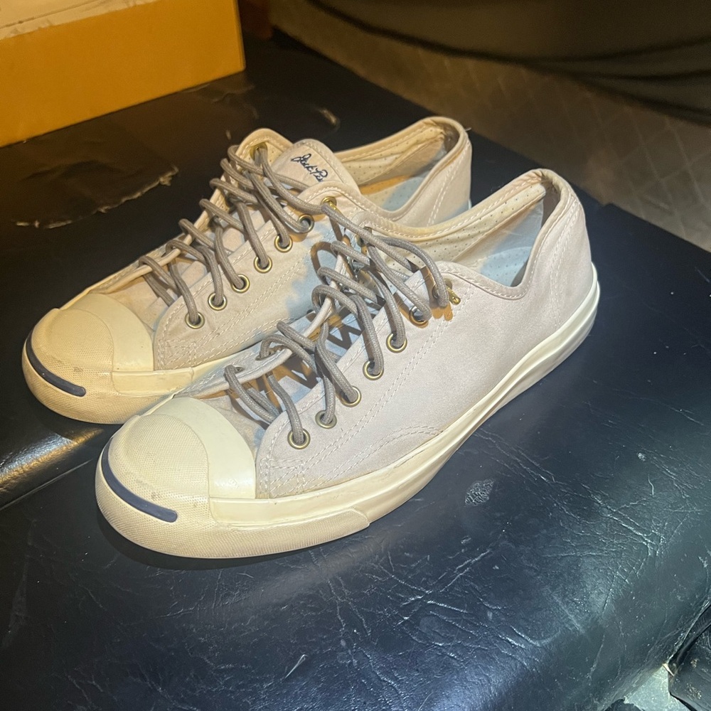 CONVERSE JACK PURCELL!

Casual Low-Top Canvas Sneakers - Light Beige
